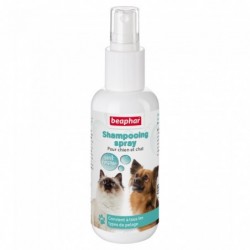 SHAMPOOING SANS RINCAGE 150ML BULLES - CHIEN et CHAT BEAPHAR - Animalook Ile Réunion avec livraison 974