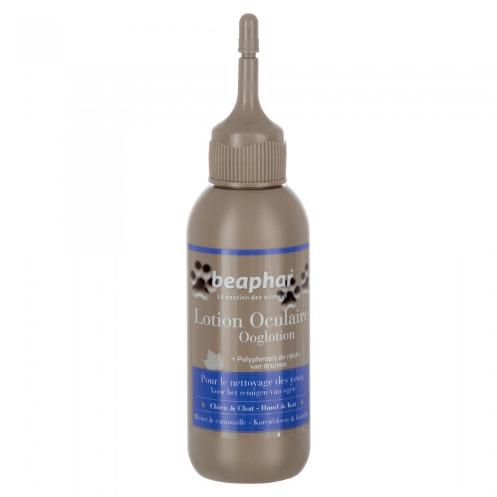 LOTION OCULAIRE 125ML 125ML - CHIEN et CHAT BEAPHAR - Animalook Ile Réunion avec livraison 974