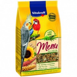 ALIMENT MENU HONEY GRANDES PERRUCHES 1KG - OISEAU VITAKRAFT - Animalook Ile Réunion avec livraison 974