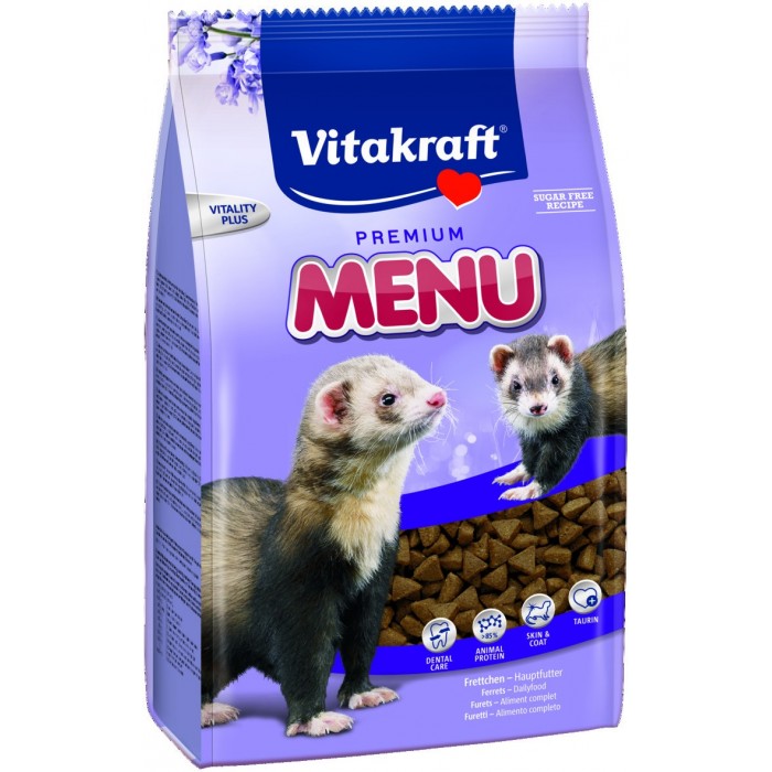 ALIMENT MENU VITAL FURET 800G (MELANGE COMPLET) - RONGEUR VITAKRAFT - Animalook Ile Réunion avec livraison 974