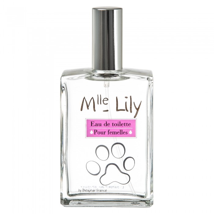 EAU DE TOILETTE MLLE LILLY (FEMELLE) 50ML - CHIEN BEAPHAR - Animalook Ile Réunion avec livraison 974