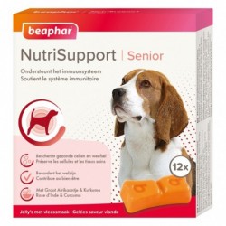 COMPRIMÉS (x12) SENIOR NUTRISUPPORT (COMPLÉMENT SANTÉ) - CHIEN BEAPHAR - Animalook Ile Réunion avec livraison 974