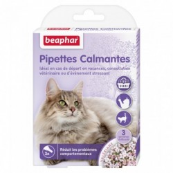 PIPETTE (x3) CALMANTE (A BASE DE VALÉRIANE NATURELLE) - CHAT BEAPHAR - Animalook Ile Réunion avec livraison 974