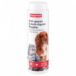 POUDRE ANTIPARASITAIRE CURATIVE 150G - CHIEN et CHAT BEAPHAR - Animalook Ile Réunion avec livraison 974