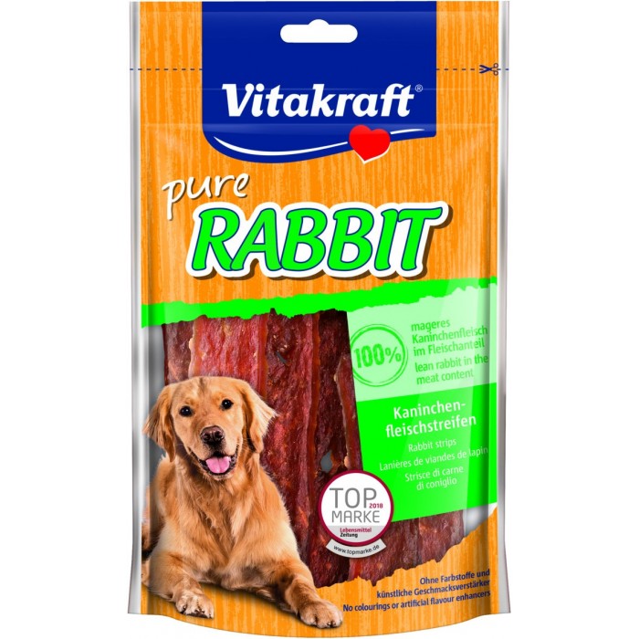 FRIANDISE RABBIT MEAT STRIPES 80G - CHIEN VITAKRAFT - Animalook Ile Réunion avec livraison 974