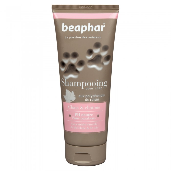 SHAMPOOING CHATON ET CHAT 200ML EMPREINTE TUBE - CHAT BEAPHAR - Animalook Ile Réunion avec livraison 974