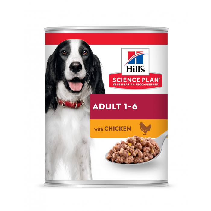 ADULTE BOITE POULET 370G SCIENCE PLAN - CHIEN HILL'S - Animalook Ile Réunion avec livraison 974