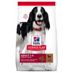 ADULTE MEDIUM AGNEAU 2.5KG SCIENCE PLAN - CHIEN HILL'S - Animalook Ile Réunion avec livraison 974