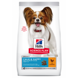 ADULTE SMALL CALM POULET 1.5KG SCIENCE PLAN - CHIEN HILL'S - Animalook Ile Réunion avec livraison 974