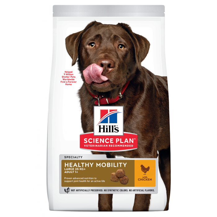 ADULTE LARGE BREED MOBILITY 12KG SCIENCE PLAN - CHIEN HILL'S - Animalook Ile Réunion avec livraison 974