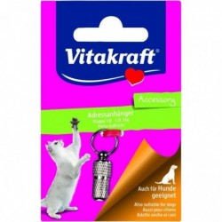 ADRESSE TAG COLLIER MEDAILLON - CHIEN et CHAT VITAKRAFT - Animalook Ile Réunion avec livraison 974