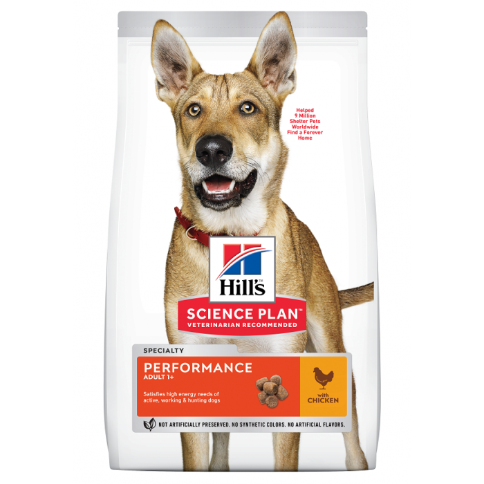 ADULTE PERFORMANCE 12KG SCIENCE PLAN - CHIEN HILL'S - Animalook Ile Réunion avec livraison 974