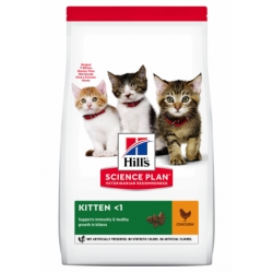 KITTEN POULET 1.5KG SCIENCE PLAN - CHAT HILL'S de la catégorie : Le meilleur de ·Croquette pour chat· Animalook île Réunion