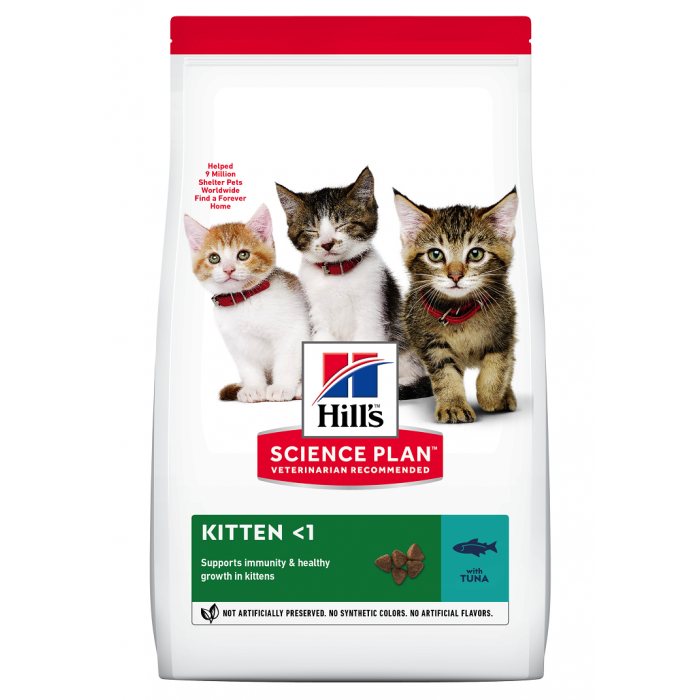 KITTEN THON 1.5KG SCIENCE PLAN - CHAT HILL'S de la catégorie : Le meilleur de ·Croquette pour chat· Animalook île Réunion