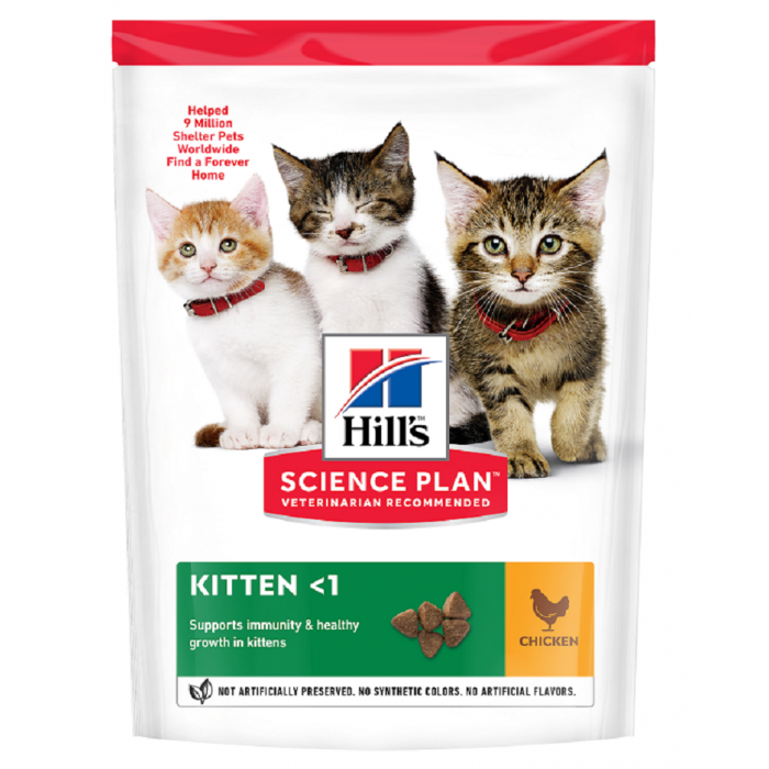 KITTEN POULET 300g SCIENCE PLAN - CHAT HILL'S de la catégorie : Le meilleur de ·Croquette pour chat· Animalook île Réunion