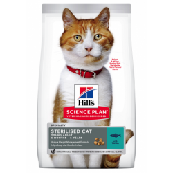 STERILISÉ THON 1.5KG SCIENCE PLAN - CHAT HILL'S de la catégorie : Le meilleur de ·Croquette pour chat· Animalook île Réunion