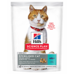 STERILISÉ THON SCIENCE PLAN - CHAT HILL'S de la catégorie : Le meilleur de ·Croquette pour chat· Animalook île Réunion