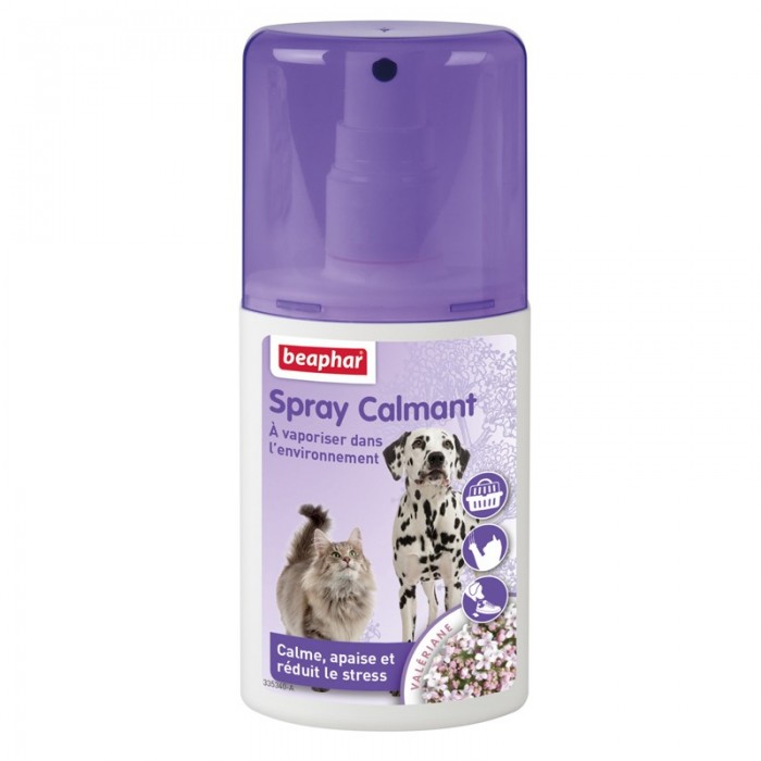 SPRAY ENVIRONNEMENT 125ML CALMANTS NATUREL (VALÉRIANE) - CHAT BEAPHAR - Animalook Ile Réunion avec livraison 974