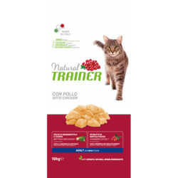 ADULTE FRESH CHICKEN 10KG - CHAT NATURAL TRAINER de la catégorie : Le meilleur de ·Croquette pour chat· Animalook île Réunion