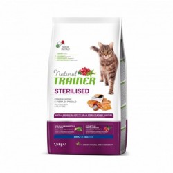 ADULTE STERILISED SAUMON 1.5KG - CHAT NATURAL TRAINER - Animalook Ile Réunion avec livraison 974