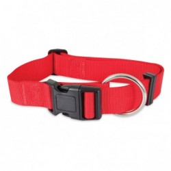 COLLIER UNI ROUGE T.L - CHIEN ASPEN de la catégorie : Laisse - Harnais et Collier pour chien· Animalook île Réunion