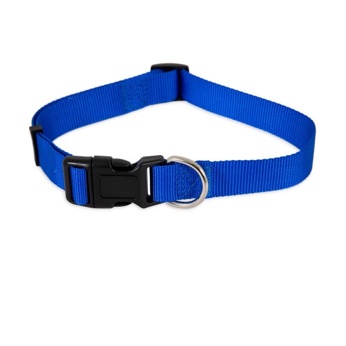 COLLIER UNI BLEU T.S - CHIEN ASPEN de la catégorie : Laisse - Harnais et Collier pour chien· Animalook île Réunion