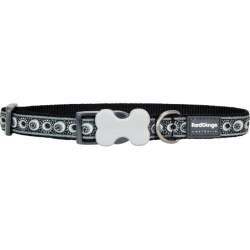 COLLIER LARGE COSMOS BLACK T.L (25mm) - CHIEN RED DINGO - Animalook Ile Réunion avec livraison 974