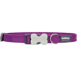 COLLIER LARGE UNI MAUVE T.L (25mm) - CHIEN RED DINGO - Animalook Ile Réunion avec livraison 974