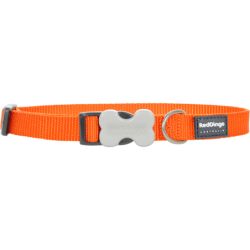 COLLIER LARGE UNI ORANGE T.L (25mm) - CHIEN RED DINGO - Animalook Ile Réunion avec livraison 974