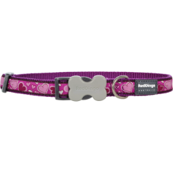 COLLIER MEDIUM BREEZY LOVE PURPLE T.M (20mm) - CHIEN RED DINGO - Animalook Ile Réunion avec livraison 974