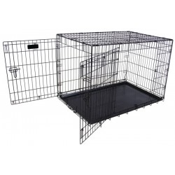 CAGE KENNEL TRAINING PRÉSENTATION T3 (30-50LBS) PLIABLE - CHIEN ASPEN - Animalook Ile Réunion avec livraison 974