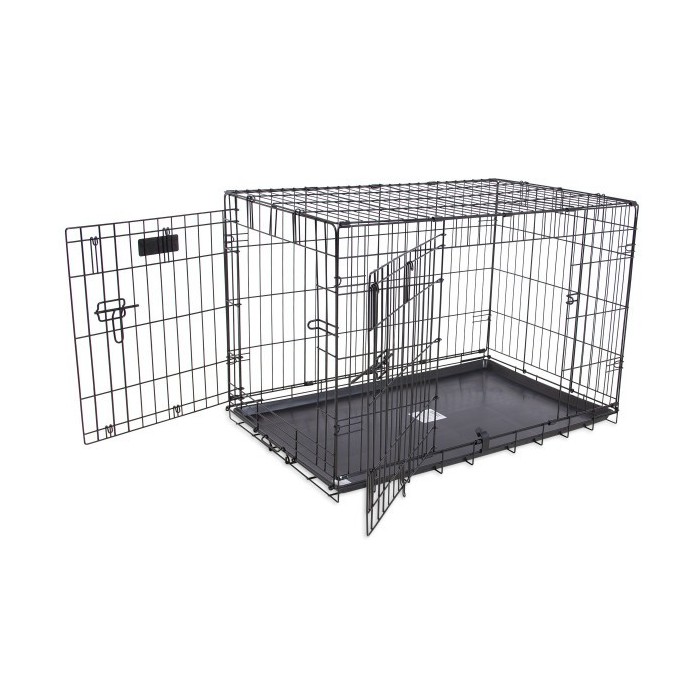 CAGE KENNEL TRAINING PRÉSENTATION T4 (50-70LBS) PLIABLE - CHIEN ASPEN - Animalook Ile Réunion avec livraison 974