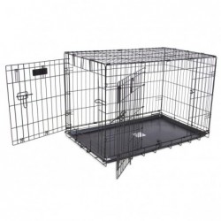 CAGE KENNEL TRAINING PRÉSENTATION T5 (70-90LBS) PLIABLE - CHIEN ASPEN - Animalook Ile Réunion avec livraison 974