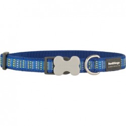 COLLIER MEDIUM LOTZADOTZ DARK BLUE T.M (20mm) - CHIEN RED DINGO - Animalook Ile Réunion avec livraison 974