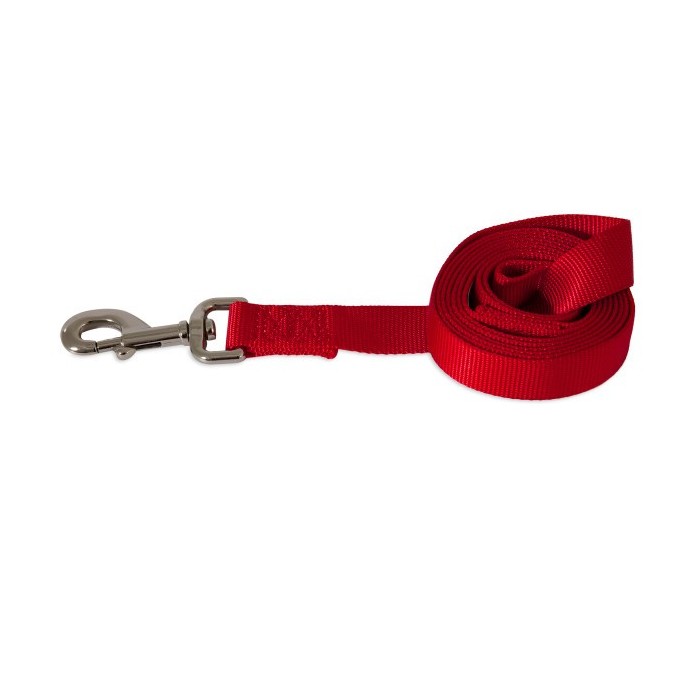 LAISSE UNI ROUGE T.M - CHIEN ASPEN de la catégorie : Laisse - Harnais et Collier pour chien· Animalook île Réunion