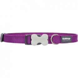 COLLIER SMALL UNI MAUVE T.S (12mm) - CHIEN RED DINGO - Animalook Ile Réunion avec livraison 974