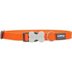 COLLIER SMALL UNI ORANGE T.S (12mm) - CHIEN RED DINGO - Animalook Ile Réunion avec livraison 974