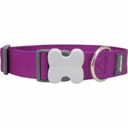 COLLIER XXL UNI MAUVE (COURT) T.XL (40mm) - CHIEN RED DINGO - Animalook Ile Réunion avec livraison 974