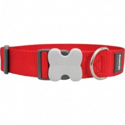 COLLIER XXL UNI ROUGE (COURT) T.XL (40mm) - CHIEN RED DINGO - Animalook Ile Réunion avec livraison 974