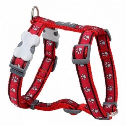 HARNAIS XL PAWPRINT RED T.XL (40mm) - CHIEN RED DINGO - Animalook Ile Réunion avec livraison 974