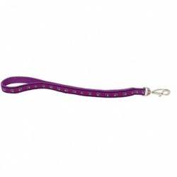 LAISSE PAWPRINT PURPLE (COURTE 0.6M) T.L (25mm) - CHIEN RED DINGO - Animalook Ile Réunion avec livraison 974