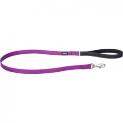 LAISSE MEDIUM SIMILICUIR MAUVE T.M (20mm) - CHIEN RED DINGO - Animalook Ile Réunion avec livraison 974