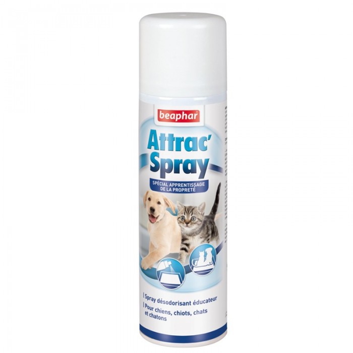 SPRAY ATTRACTION A LA PROPRETE 250ML ÉDUCATEUR - CHIEN et CHAT BEAPHAR - Animalook Ile Réunion avec livraison 974