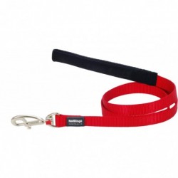 LAISSE MEDIUM UNI ROUGE T.M (20mm) - CHIEN RED DINGO - Animalook Ile Réunion avec livraison 974