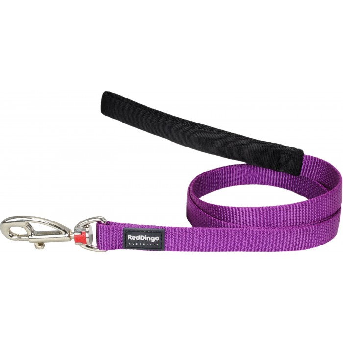 LAISSE SMALL UNI MAUVE T.S - CHIEN RED DINGO de la catégorie : Laisse - Harnais et Collier pour chien· Animalook île Réunion