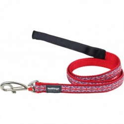 LAISSE LARGE JACK FLAG UNION RED T.L (25mm) - CHIEN RED DINGO - Animalook Ile Réunion avec livraison 974