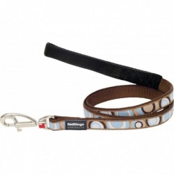 LAISSE SMALL CIRCADELIC BROWN T.S - CHIEN RED DINGO - Animalook Ile Réunion avec livraison 974