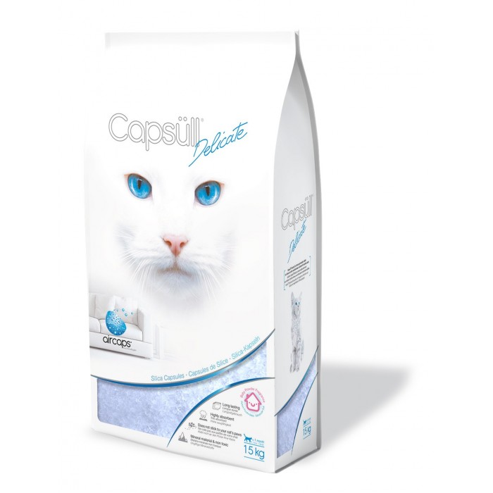 LITIERE DELICATE BABY POWDER 15KG ABSORBANTE - CHAT CAPSÜLL - Animalook Ile Réunion avec livraison 974