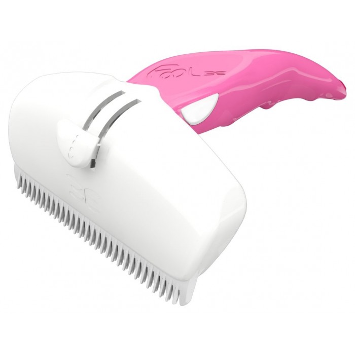 BROSSE ROSE T.L EASEE - CHIEN FOOLEE de la catégorie : Toilettage - Soin et Hygiène pour chien· Animalook île Réunion