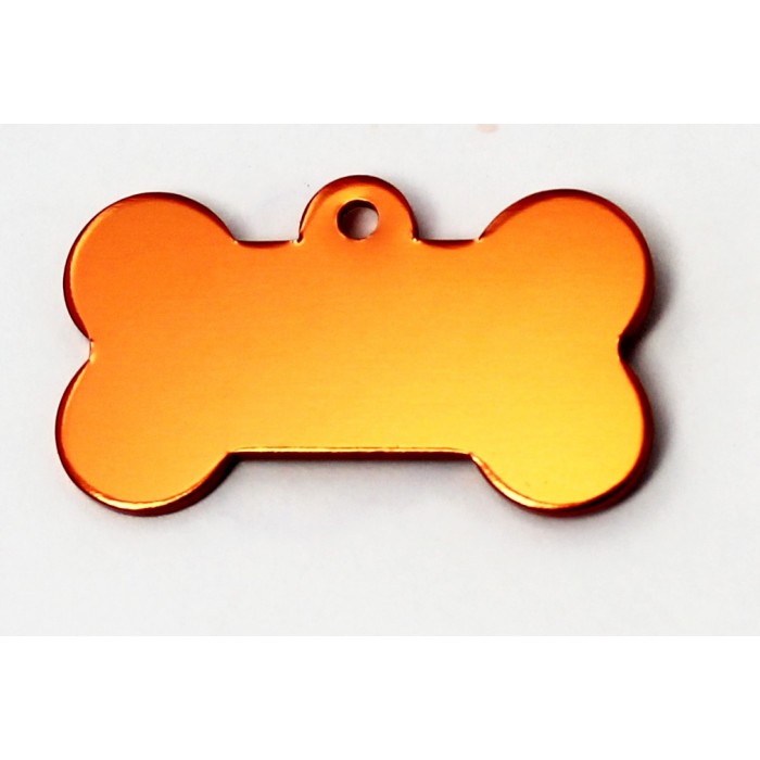 ALUMINIUM OS MEDIUM ORANGE T.M - CHIEN et CHAT TAGGEE - Animalook Ile Réunion avec livraison 974